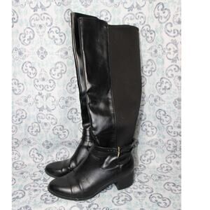 Fioni Boots Black, Knee-High Size 8‎